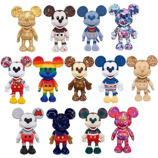 Disney Year of the Mouse 8-Inch Plush Set