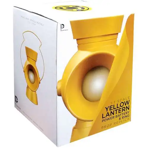 DC Green Lantern Yellow Lantern Power Battery & Ring Prop Replica