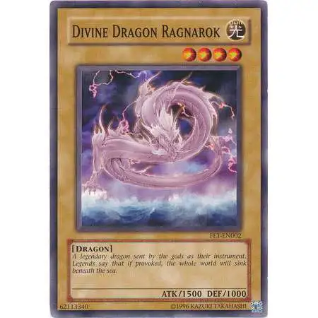 YuGiOh Flaming Eternity Common Divine Dragon Ragnarok FET-EN002