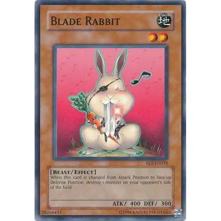 YuGiOh Flaming Eternity Common Blade Rabbit FET-EN018