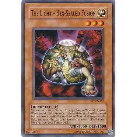YuGiOh Flaming Eternity Common The Light - Hex - Sealed Fusion FET-EN027