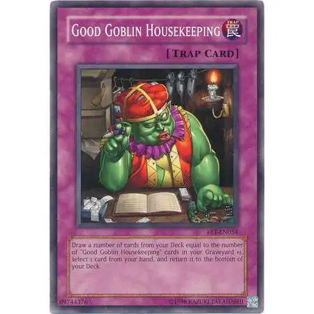 YuGiOh Flaming Eternity Common Good Goblin Housekeeping FET-EN054
