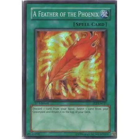 YuGiOh Flaming Eternity Super Rare A Feather of the Phoenix FET-EN037