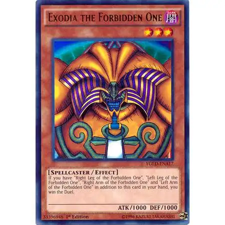 YuGiOh Yugi's Legendary Decks Ultra Rare Exodia the Forbidden One YGLD-ENA17