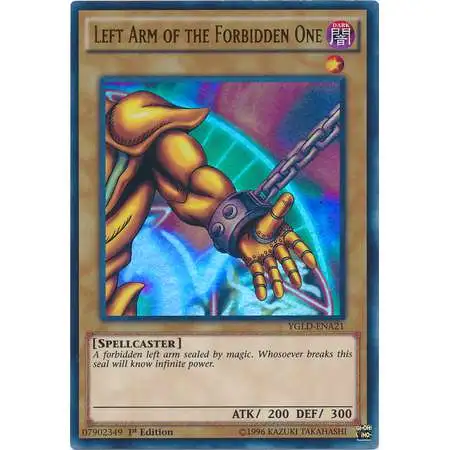 YuGiOh Yugi's Legendary Decks Ultra Rare Left Arm of the Forbidden One YGLD-ENA21