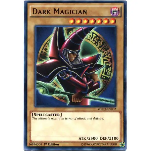 YuGiOh Trading Card Game Yugi's Legendary Decks Ultra Rare Dark Magician YGLD-ENB02