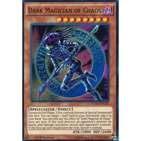 YuGiOh Yugi's Legendary Decks Ultra Rare Dark Magician of Chaos YGLD-ENC02