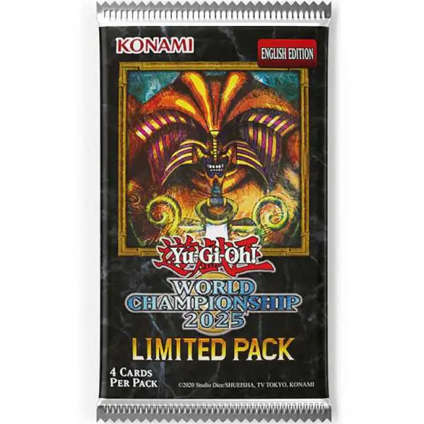 YuGiOh 2025 World Championship Limited Booster Box 10 Packs