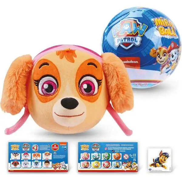 Paw Patrol Miraball Mystery Pack [1 Plush, 1 Metal Ball, Stickers & More]
