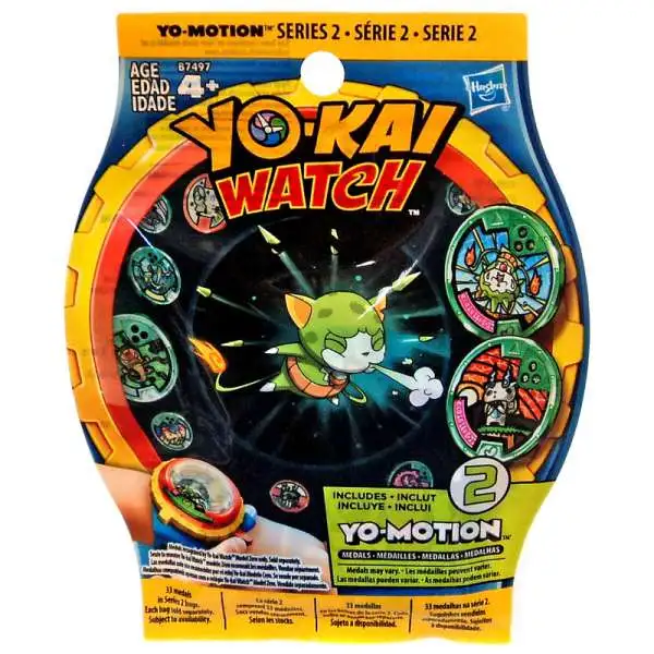 Yo-Kai Watch Yo-Motion Series 2 Mystery Pack [2 RANDOM Medals]