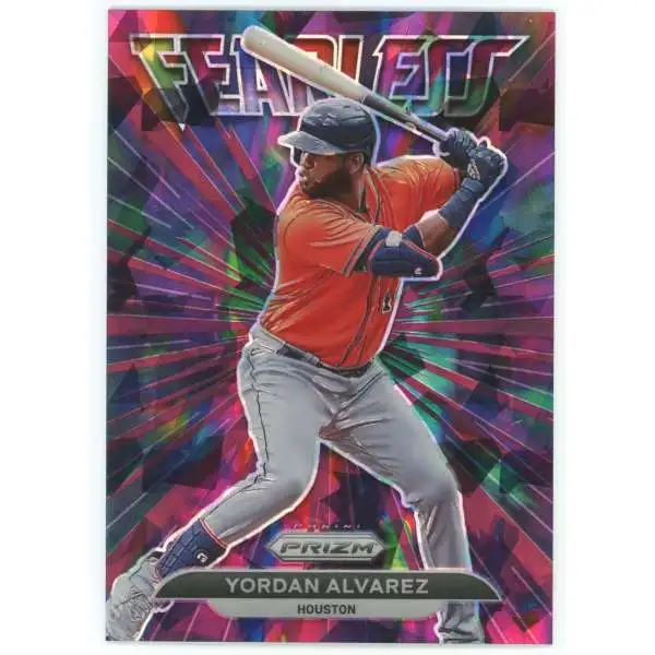 MLB 2022 Panini Prizm Cracked Ice Fearless 14/25 Yordan Alvarez