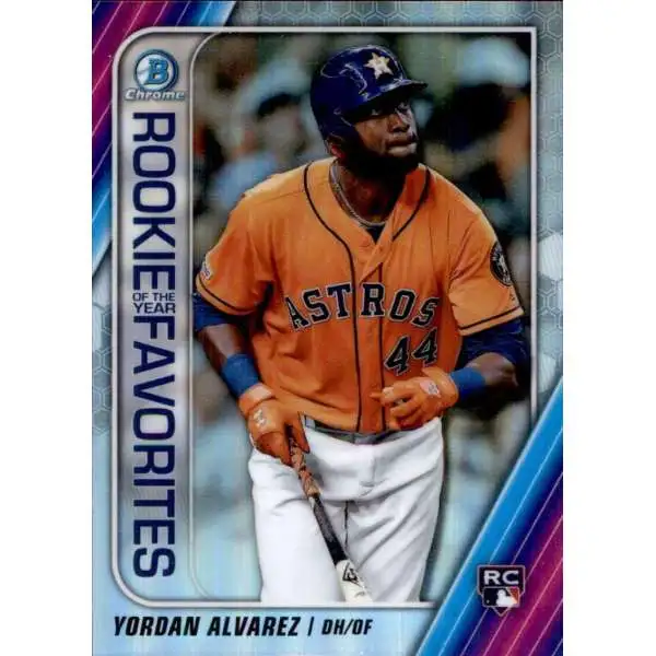 MLB Topps 2020 Bowman Rookie of the Year Favorites Yordan Alvarez ROYF-YA [Rookie]
