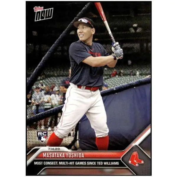 MLB Boston Red Sox 2023 NOW Baseball Masataka Yoshida Exclusive #566 [Rookie]