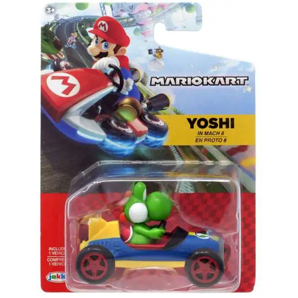 World of Nintendo Mario Kart Tape Racer Yoshi Figure [in Mach 8]