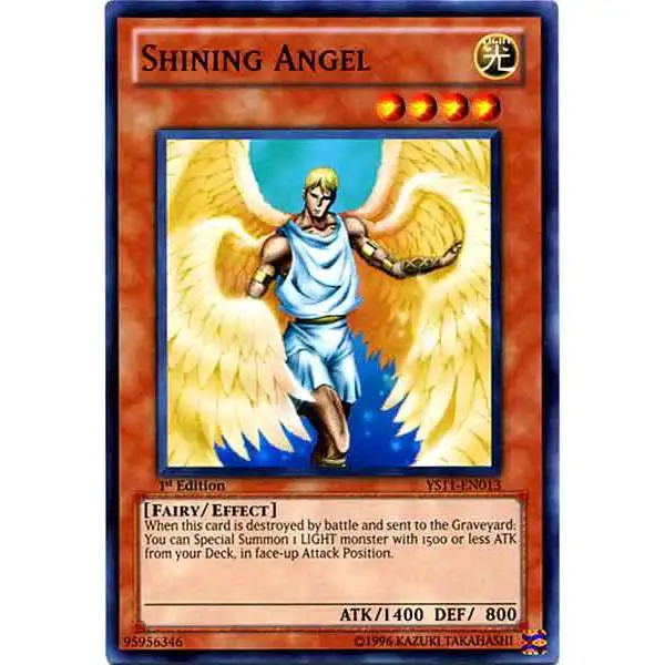 YuGiOh Trading Card Game Dawn of the Xyz Common Shining Angel YS11-EN013