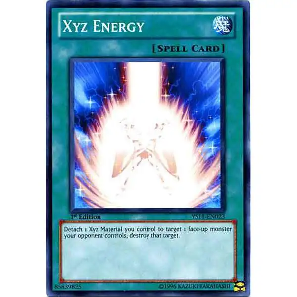 YuGiOh Trading Card Game Dawn of the Xyz Common Xyz Energy YS11-EN023