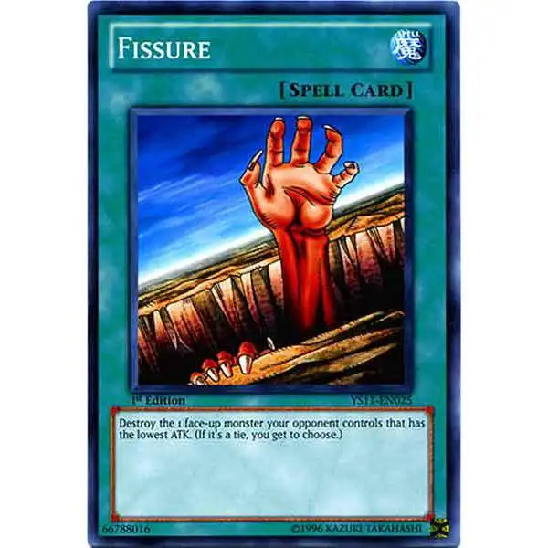 YuGiOh Trading Card Game Dawn of the Xyz Common Fissure YS11-EN025