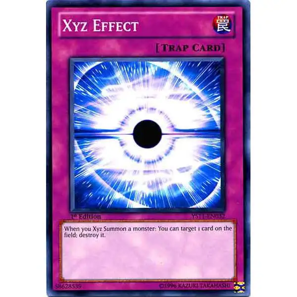 YuGiOh Trading Card Game Dawn of the Xyz Common Xyz Effect YS11-EN032