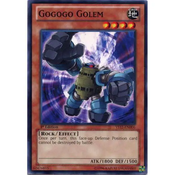 Gogogo Golem - NUMH-EN017 - Super Rare Unlimited