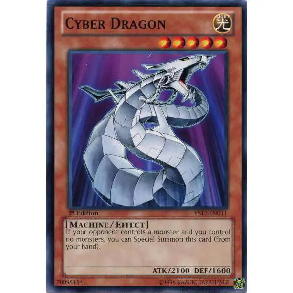 YuGiOh 2012 XYZ Symphony Starter Deck Common Cyber Dragon YS12-EN011