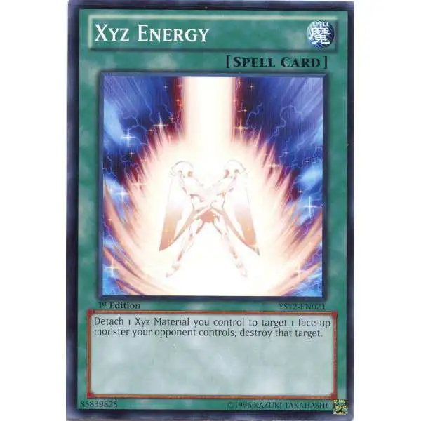 YuGiOh 2012 XYZ Symphony Starter Deck Common Xyz Energy YS12-EN021