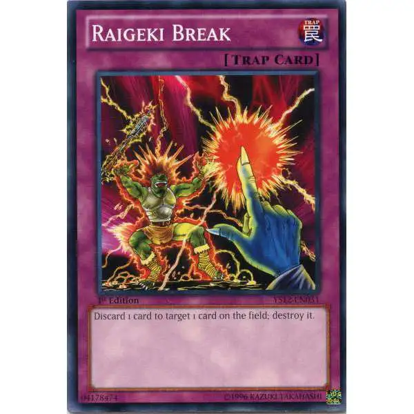 YuGiOh 2012 XYZ Symphony Starter Deck Common Raigeki Break YS12-EN031