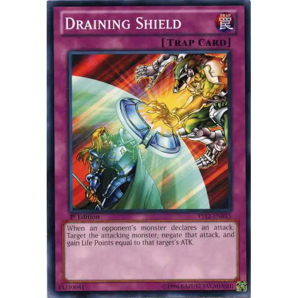 YuGiOh 2012 XYZ Symphony Starter Deck Common Draining Shield YS12-EN035