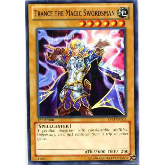 YuGiOh 2013 Super Starter: V for Victory Common Trance the Magic Swordsman YS13-EN002