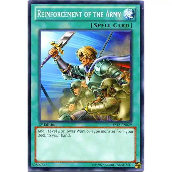 YuGiOh 2013 Super Starter: V for Victory Common Reinforcement of the Army YS13-EN029
