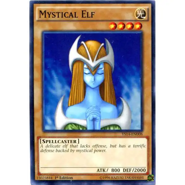 YuGiOh Space-Time Showdown Common Mystical Elf YS14-EN008