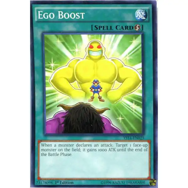 YuGiOh Space-Time Showdown Common Ego Boost YS14-EN025