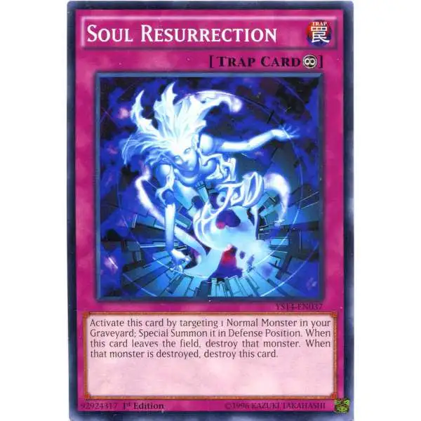 YuGiOh Space-Time Showdown Common Soul Resurrection YS14-EN037