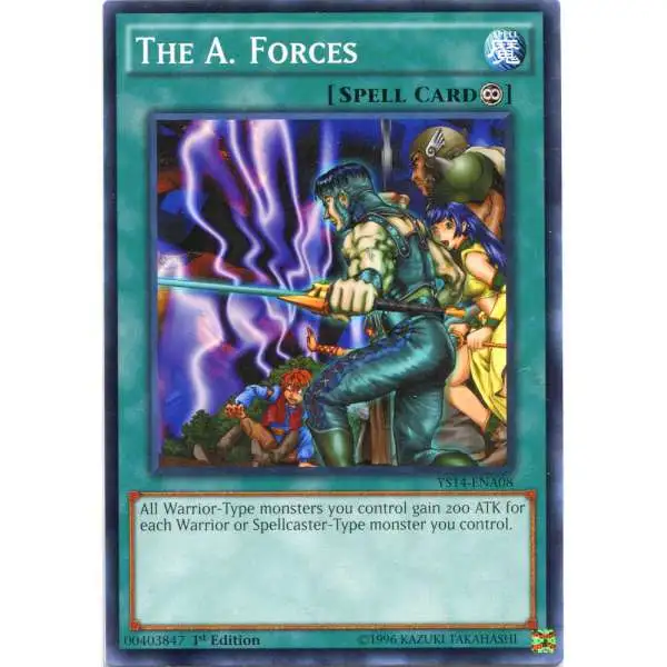 YuGiOh Space-Time Showdown Common The A. Forces YS14-ENA08