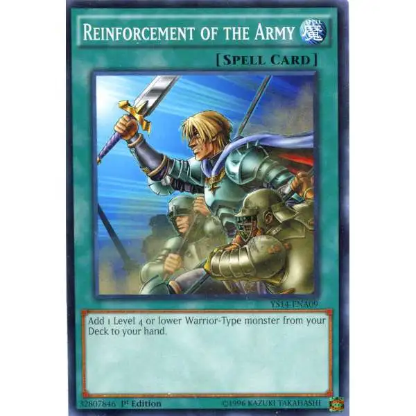 YuGiOh Space-Time Showdown Common Reinforcement of the Army YS14-ENA09