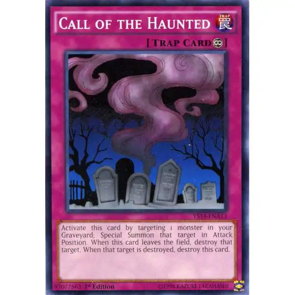 YuGiOh Space-Time Showdown Common Call of the Haunted YS14-ENA13