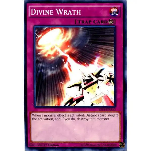 YuGiOh Space-Time Showdown Common Divine Wrath YS14-ENA15