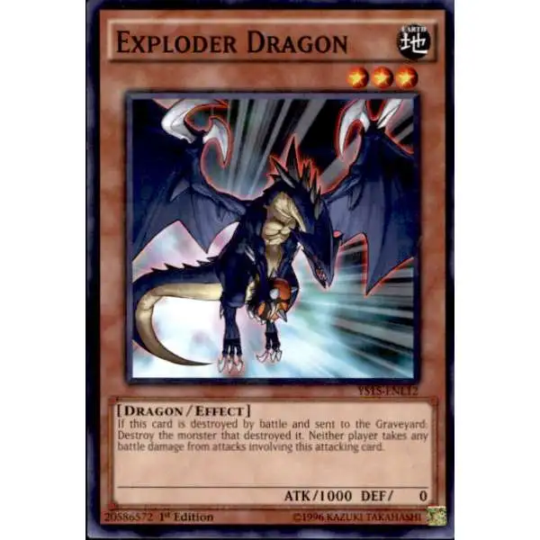 YuGiOh 2015 Starter Deck Dark Legion Shatterfoil Exploder Dragon YS15-ENL12