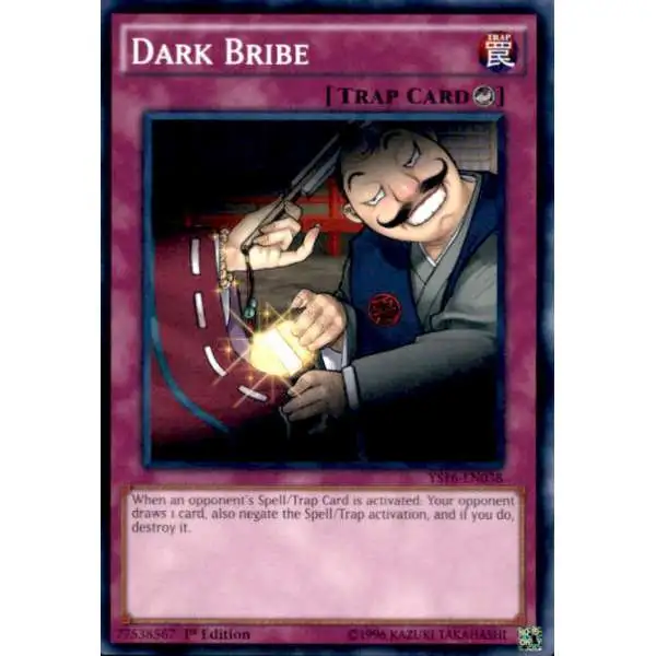 YuGiOh 2016 Starter Deck Yuya Common Dark Bribe YS16-EN038