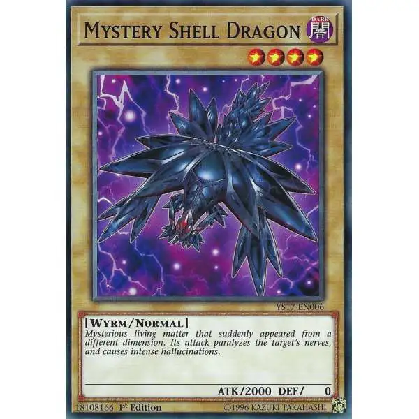 YuGiOh Starter Deck: Link Strike Common Mystery Shell Dragon YS17-EN006