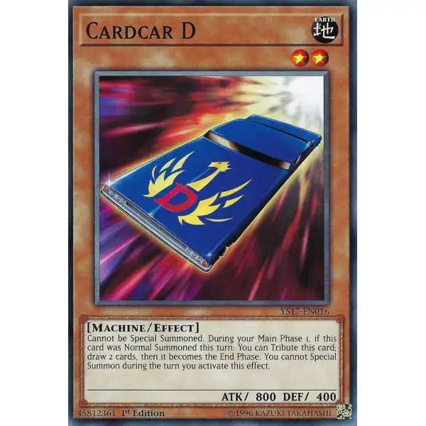 YuGiOh Starter Deck: Link Strike Common Cardcar D YS17-EN016