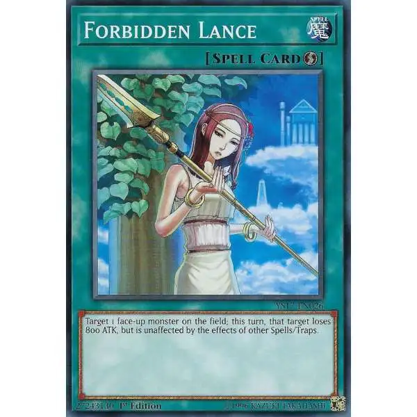 YuGiOh Starter Deck: Link Strike Common Forbidden Lance YS17-EN026