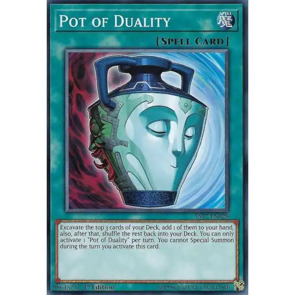 YuGiOh Starter Deck: Link Strike Common Pot of Duality YS17-EN028