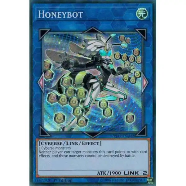 YuGiOh Starter Deck: Link Strike Super Rare Honeybot YS17-EN042