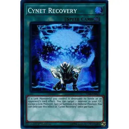 YuGiOh Starter Deck: Codebreaker Super Rare Cynet Recovery YS18-EN021