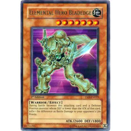 YuGiOh 2006 Starter Deck Ultra Rare Elemental Hero Bladedge YSD-EN019