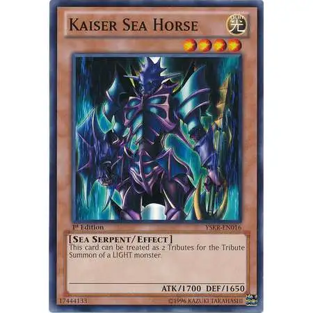 YuGiOh Starter Deck: Kaiba Reloaded Common Kaiser Sea Horse YSKR-EN016