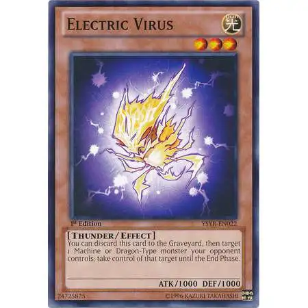 YuGiOh Starter Deck: Yugi Reloaded Common Electric Virus YSYR-EN022
