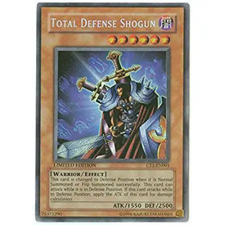 YuGiOh 2004 Collector Tin Secret Rare Total Defense Shogun CT1-EN001
