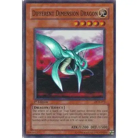 YuGiOh Dark Crisis Super Rare Different Dimension Dragon DCR-015