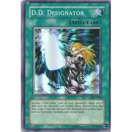 YuGiOh Trading Card Game Invasion of Chaos Super Rare D.D. Designator IOC-039